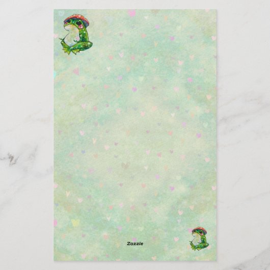 Papeterie Grenouille nommée Clover (Dos)