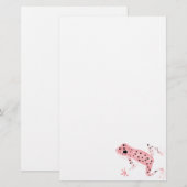 Papeterie Grenouille rouge (Devant / Derrière)