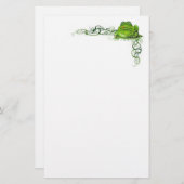 Papeterie Grenouille verte stationnaire (Devant / Derrière)