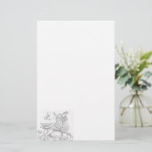 Papeterie Griffin / Papier gothique Griffin (Debout devant)