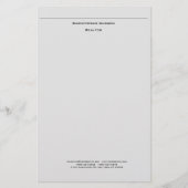 Papeterie Gris clair professionnel Simple clair (Devant)