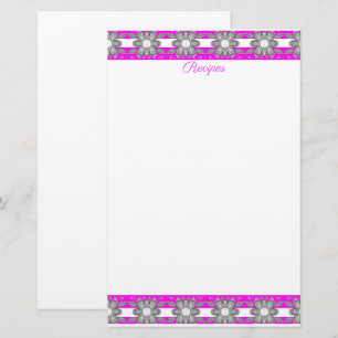 Papeterie Gris rose et blanc