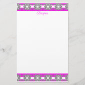 Papeterie Gris rose et blanc (Devant)