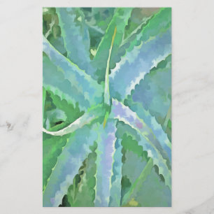 Papeterie Gris vert aloès peinture Abstraite