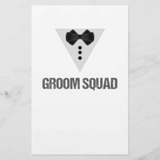 Papeterie Groom Squad (Devant)