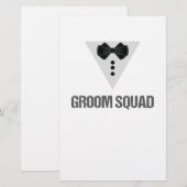 Papeterie Groom Squad (Devant / Derrière)