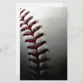 Papeterie Gros plan de base-ball (Devant / Derrière)