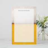 Papeterie Gros plan sur les bulles de bière (Debout devant)