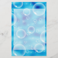 Grosses bulles bleues rebondissantes