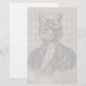 Papeterie Grunge de chat de harlequin (Devant / Derrière)