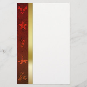 Papeterie Grungy Vintage Gold Christmas