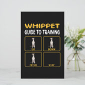 Papeterie guide blanc pour l'entraînement de l'obéissance ch (Debout devant)