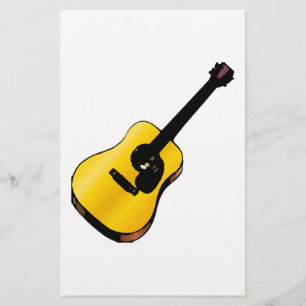 Papeterie Guitare Pop Art