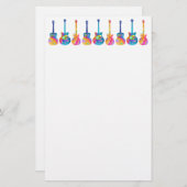 Papeterie Guitare Reflecitons (Devant / Derrière)