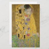 Papeterie Gustav Klimt "Le Baiser" (Devant / Derrière)