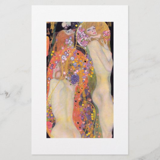PAPETERIE : GUSTAV KLIMT : SERPENTS D'EAU II (Devant)