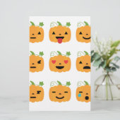 Papeterie halloween citrouille emojis (Debout devant)