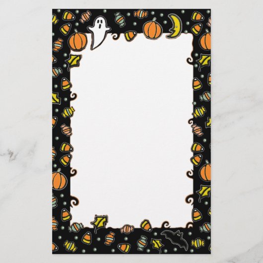 Papeterie Halloween créative (Dos)