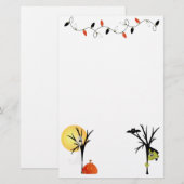 Papeterie Halloween éffrayant (Devant / Derrière)