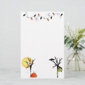 Papeterie Halloween éffrayant (Debout devant)