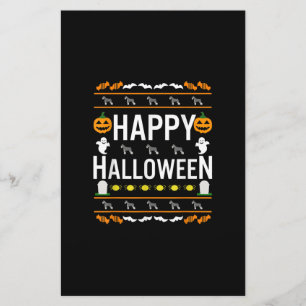 Papeterie Halloween Lazy Ugly Costume Dog T-shirt.