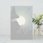 Papeterie Halloween : sorcière et maison hantée (Debout devant)