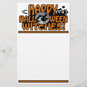 Papeterie Halloween stationnaire, personnalisable