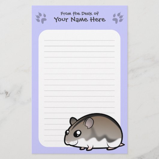 Papeterie Hamster nain de dessin animé (Devant)