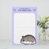 Papeterie Hamster nain de dessin animé (Debout devant)