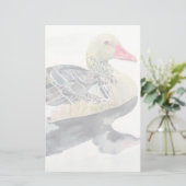 Papeterie Hand Draw Watercolor Bird, Duck (Debout devant)
