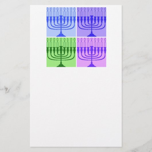 Papeterie Hannukka Menorah (Devant)