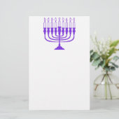 Papeterie Hanoukka Menorah (Debout devant)
