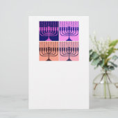 Papeterie Hanoukka Menorah (Debout devant)