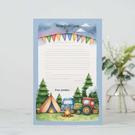 Papeterie Happy Camper Notes (Debout devant)