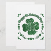 Papeterie Happy St Patrick (Devant / Derrière)