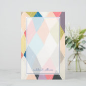 Papeterie Harlequin Hopscotch - Motif Jacquard (Debout devant)