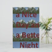 Papeterie Have a nice (Debout devant)