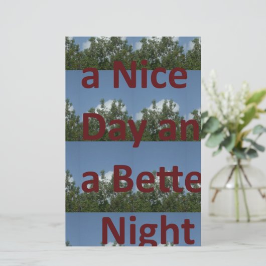 Papeterie Have a nice (Debout devant)