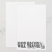 Papeterie Have Bacon Will Travel (Devant / Derrière)