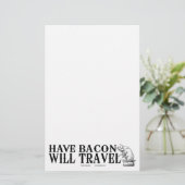 Papeterie Have Bacon Will Travel (Debout devant)
