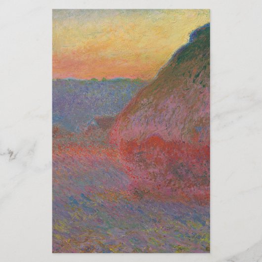 Papeterie Haystacks (par Claude Monet) (Devant)