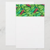 Papeterie Heliconia tropical floral (Devant / Derrière)