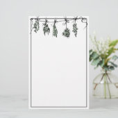 Papeterie Herbes du jardin | jardin botanique (Debout devant)