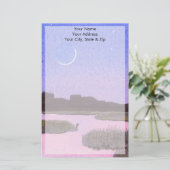 Papeterie Héron lunaire (Debout devant)