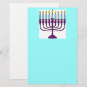 Papeterie Heureux Hanoukka Shalom (Devant / Derrière)