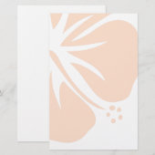 Papeterie Hibiscus orange (Devant / Derrière)