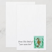 Papeterie Hippocampe stationnaire (Devant / Derrière)