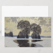 Papeterie Hiver (par Vilhelms Purvitis) (Devant / Derrière)
