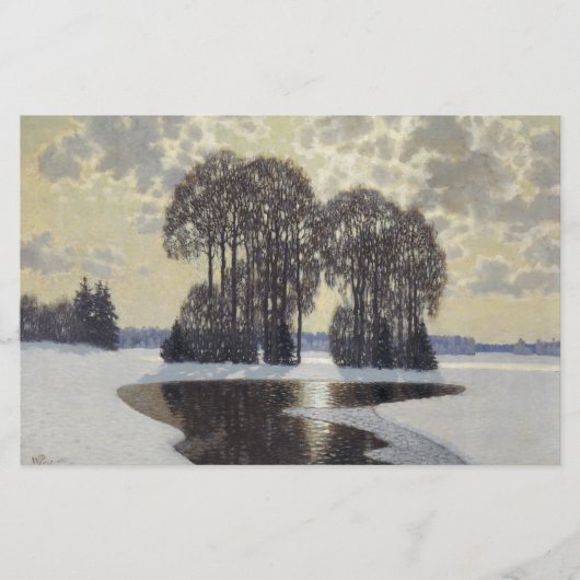 Papeterie Hiver (par Vilhelms Purvitis) (Devant)