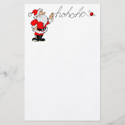 Papeterie Ho Ho Ho Père Noël (Devant)
